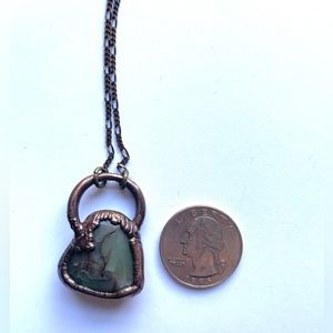 Copper & Green Jasper Necklace